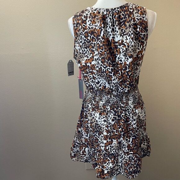 New! Forcynthia Beachwear| Large|Linen|Coverup|Cheetah|Has Stretch - Picture 13 of 17